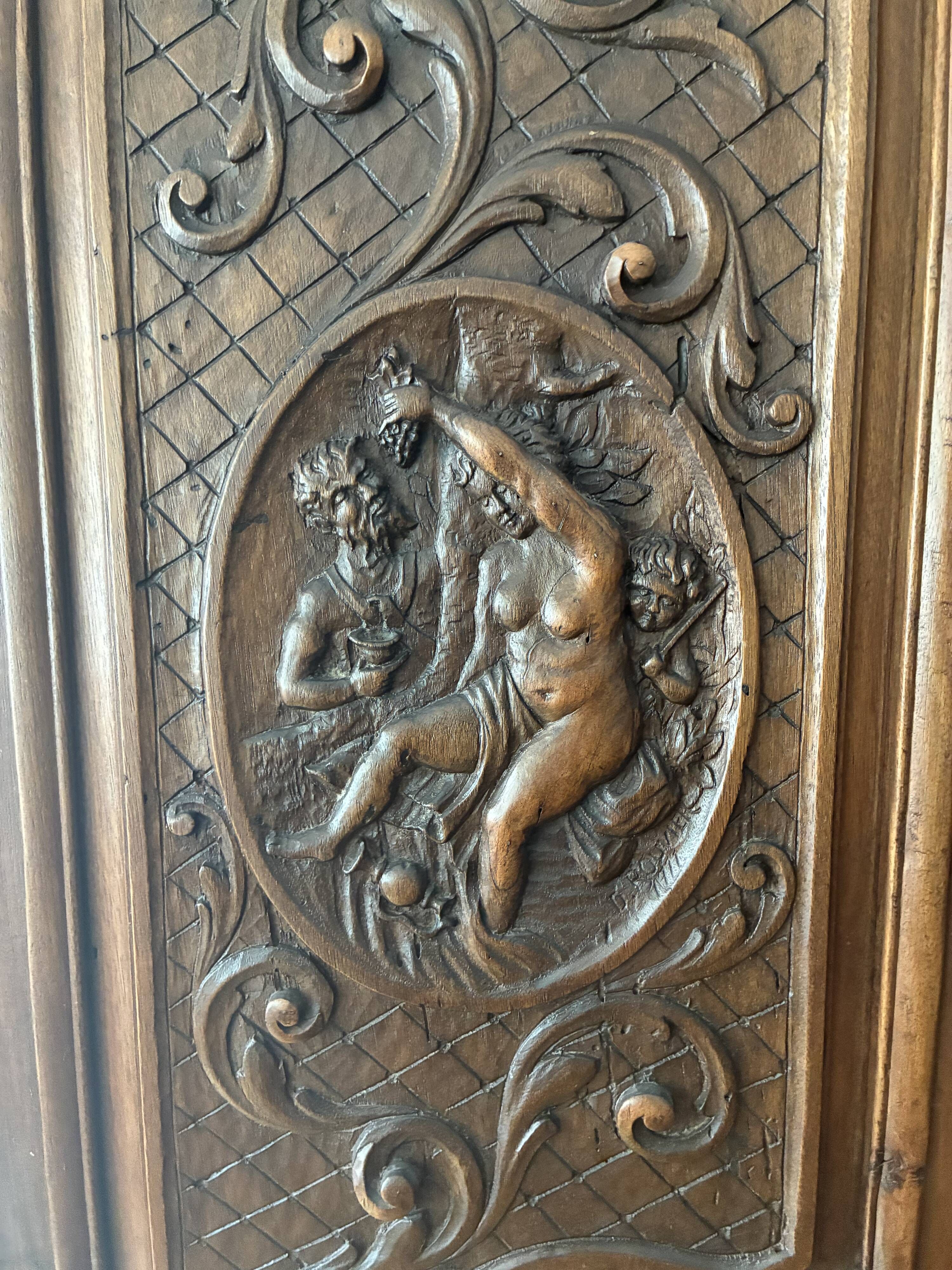 Decorated wardrobe