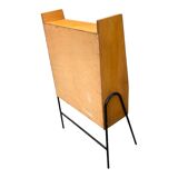 Vintage 1950s asymmetrical wall-mounted secretary desk