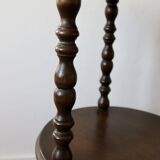 Vintage 3 tier turned wood side table