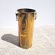 Cylindrical brass umbrella stand – 1960s/70s