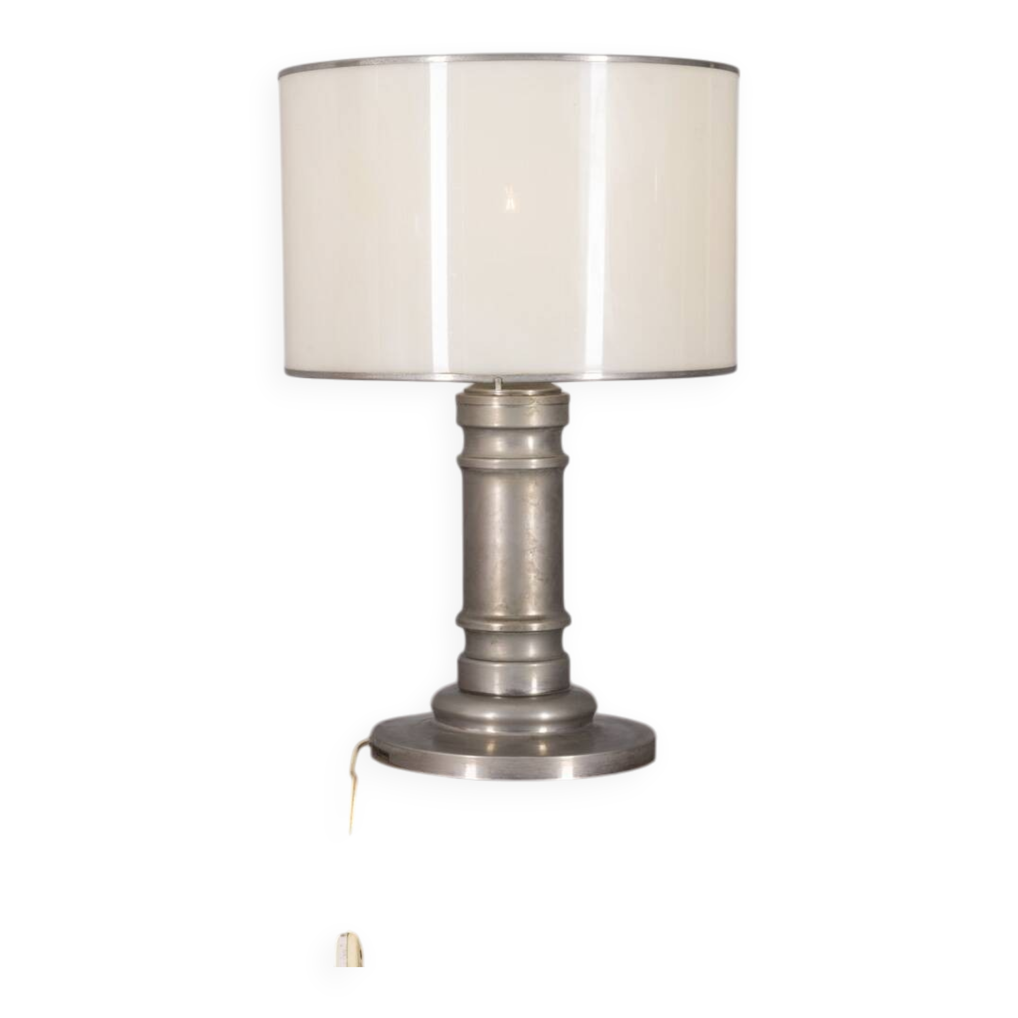 Vintage 1970s table lamp in metal and plexiglass by Vit Kellj