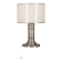 Vintage 1970s table lamp in metal and plexiglass by Vit Kellj