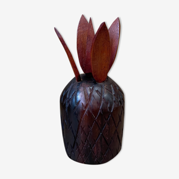 Wooden Pineapple Paperweight