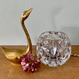 Lampe à poser vintage en verre