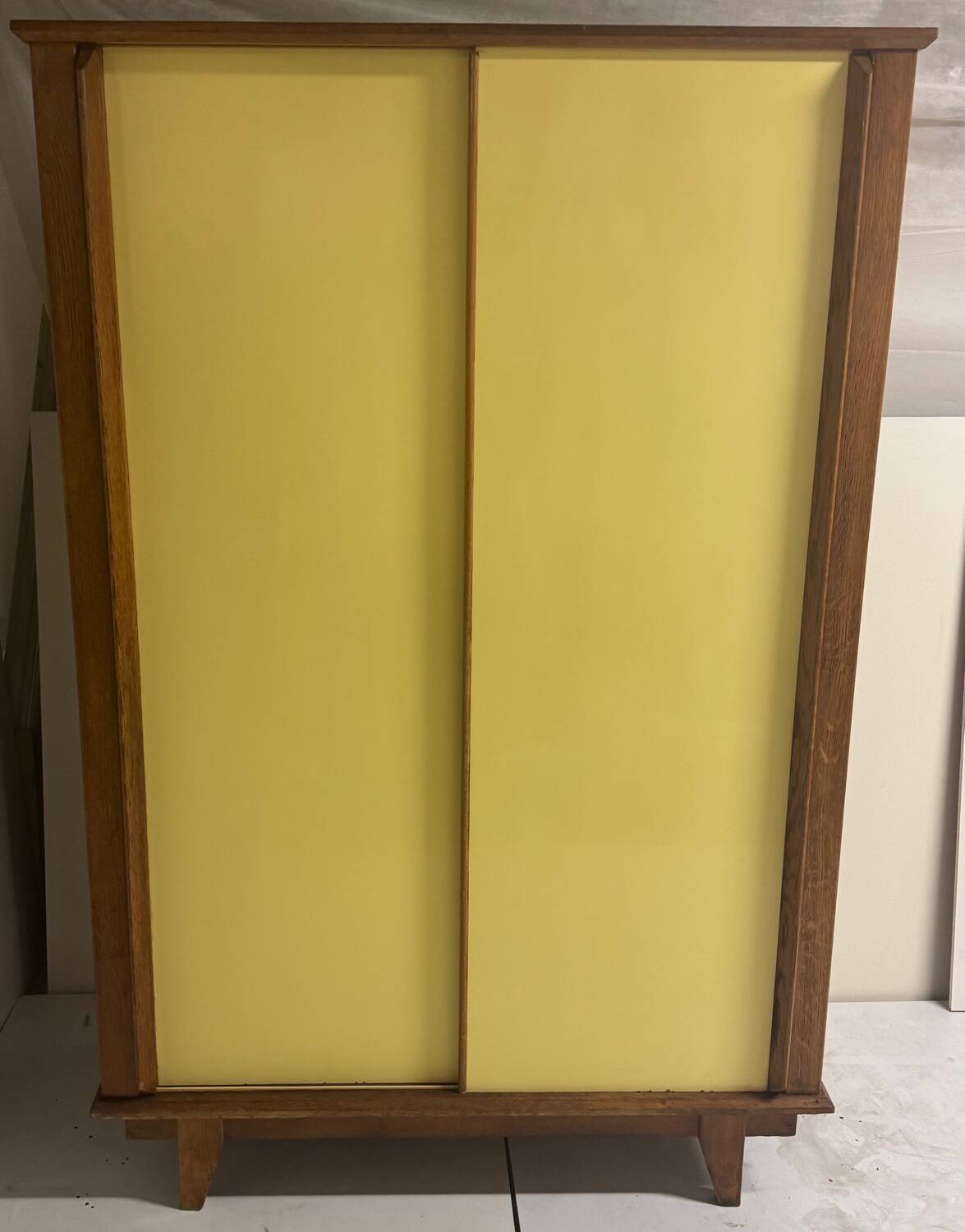 Vintage cabinet with tapered legs