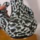 Ceramic vase Vallauris 1950 Lava Foam