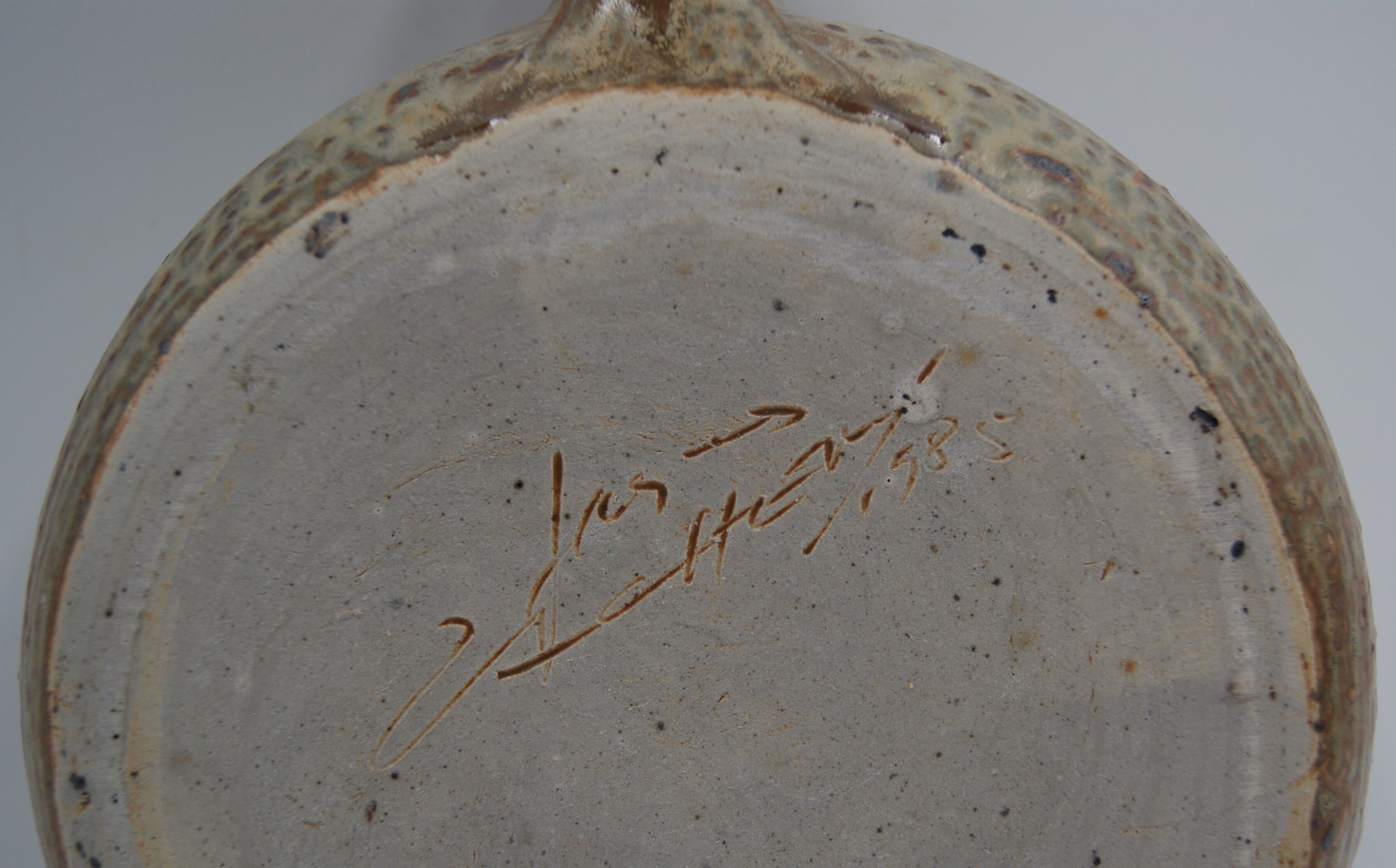 Vintage Lacheny Sandstone Toad Gourd