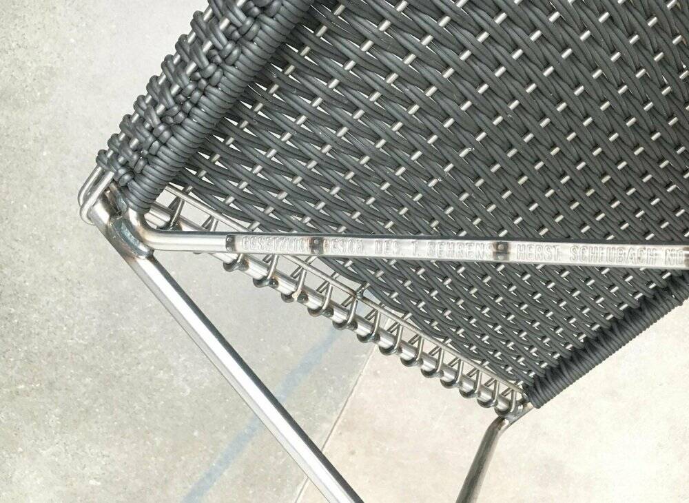 Vintage Stool by Till Behrens for Schlubach