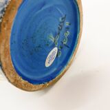 Lampe rouleau bleu Rimini Aldo Londi pour Bitossi 1960