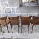 Series of 4 chairs bistro Thonet
