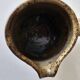 Ceramic stoneware milk jug with spout and signed Corsican pictogram
