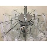 Modern Murano Glass "Fiamma" Italian Chandelier