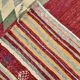 Wine Red & Green Turkish Kilim Rug, 156x224Cm