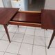 Extendable dining table in vintage Rio Rosewood 1960s