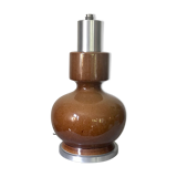 Ceramic and aluminum lamp foot brushed 46cm