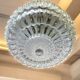 Mid Century small hobnail glass hanging ceiling lamp