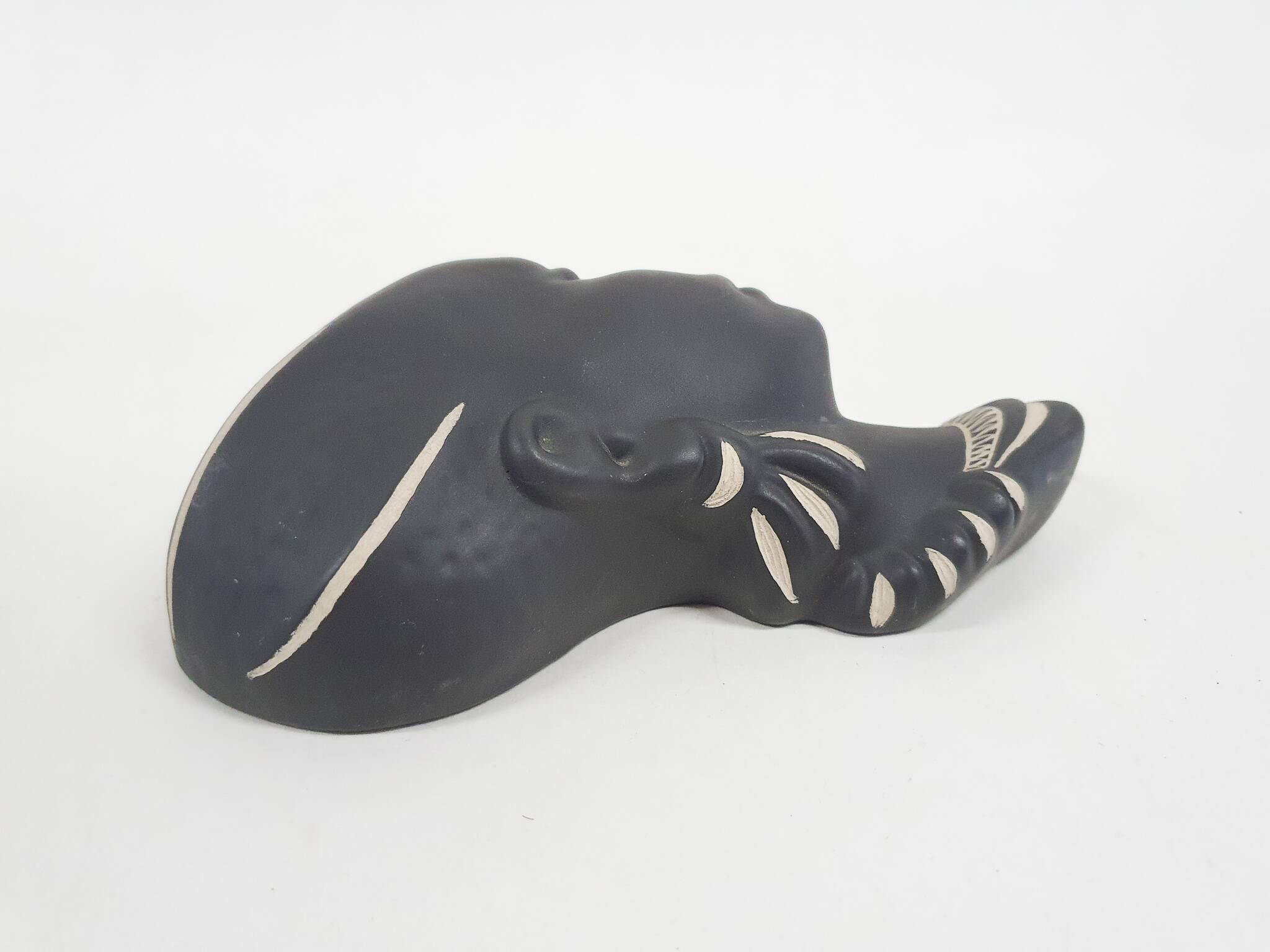 Ceramic woman's head by Kroon - L'Ancora , model 305