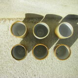 Six verres en grès