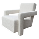 Cassina Utrecht chair in Beige Bouclé, Gerrit Rietveld, in NEW CONDITION!!