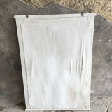 Mid-20th century white wooden fireplace trumeau