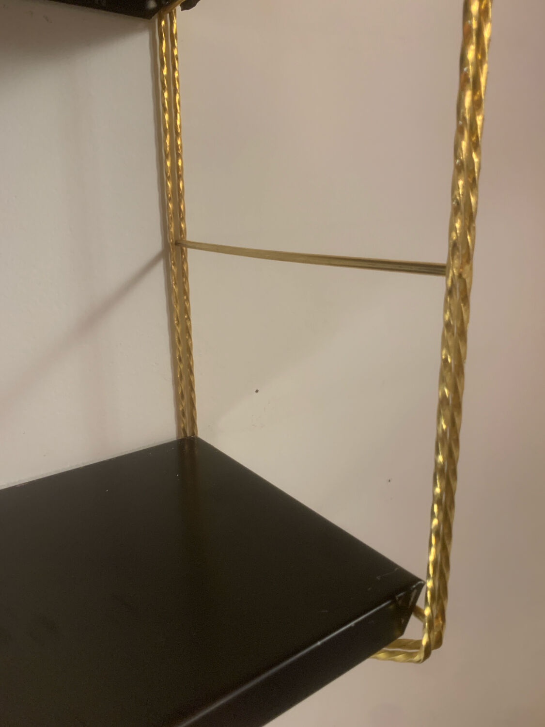 Vintage metal wall shelf