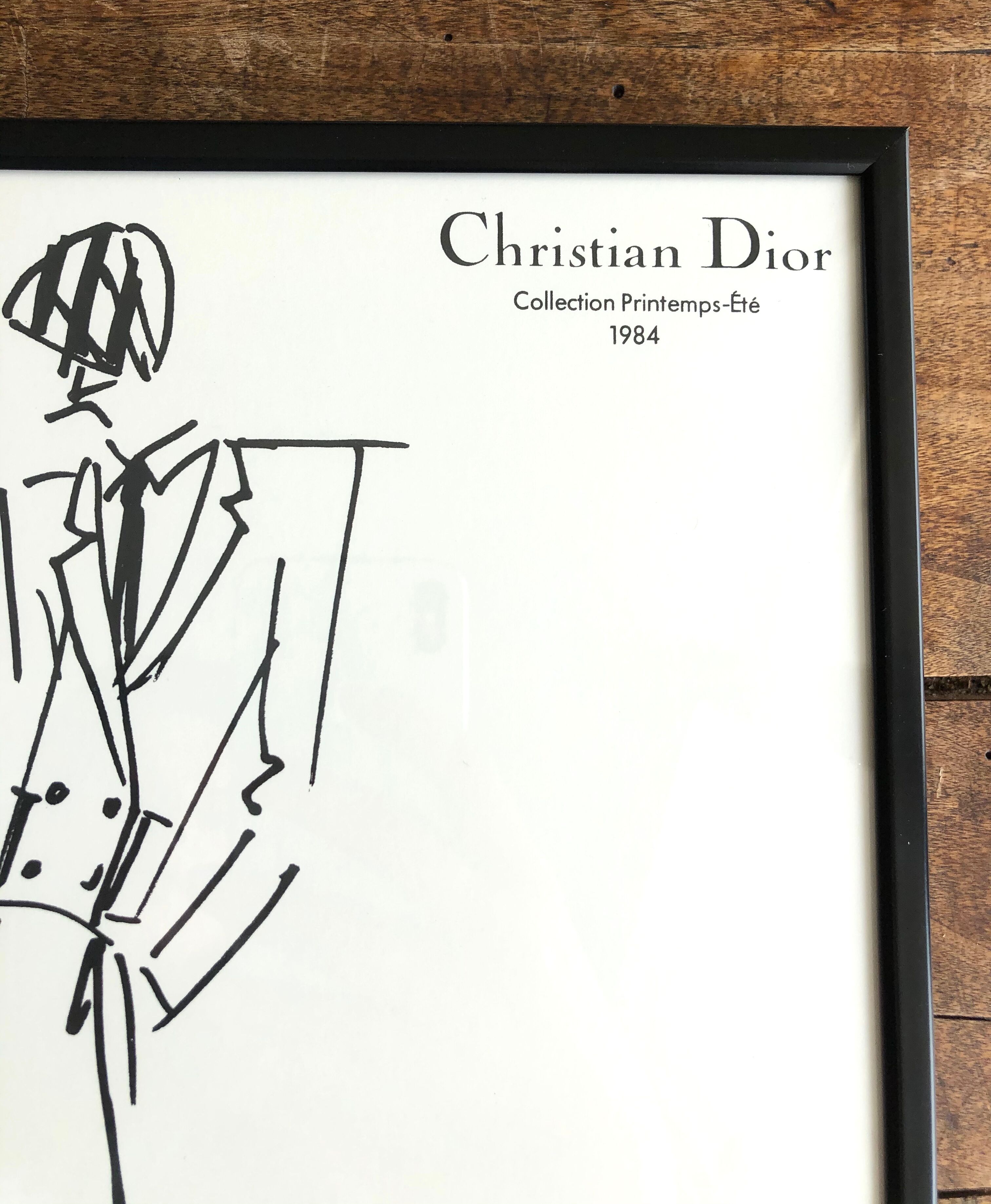 Christian Dior: fashion illustration