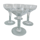 Coupes à champagne en cristal