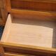 Vintage Golden Blond Oak Chest of drawers Feet Compass 6 Drawers 1 Door 50s