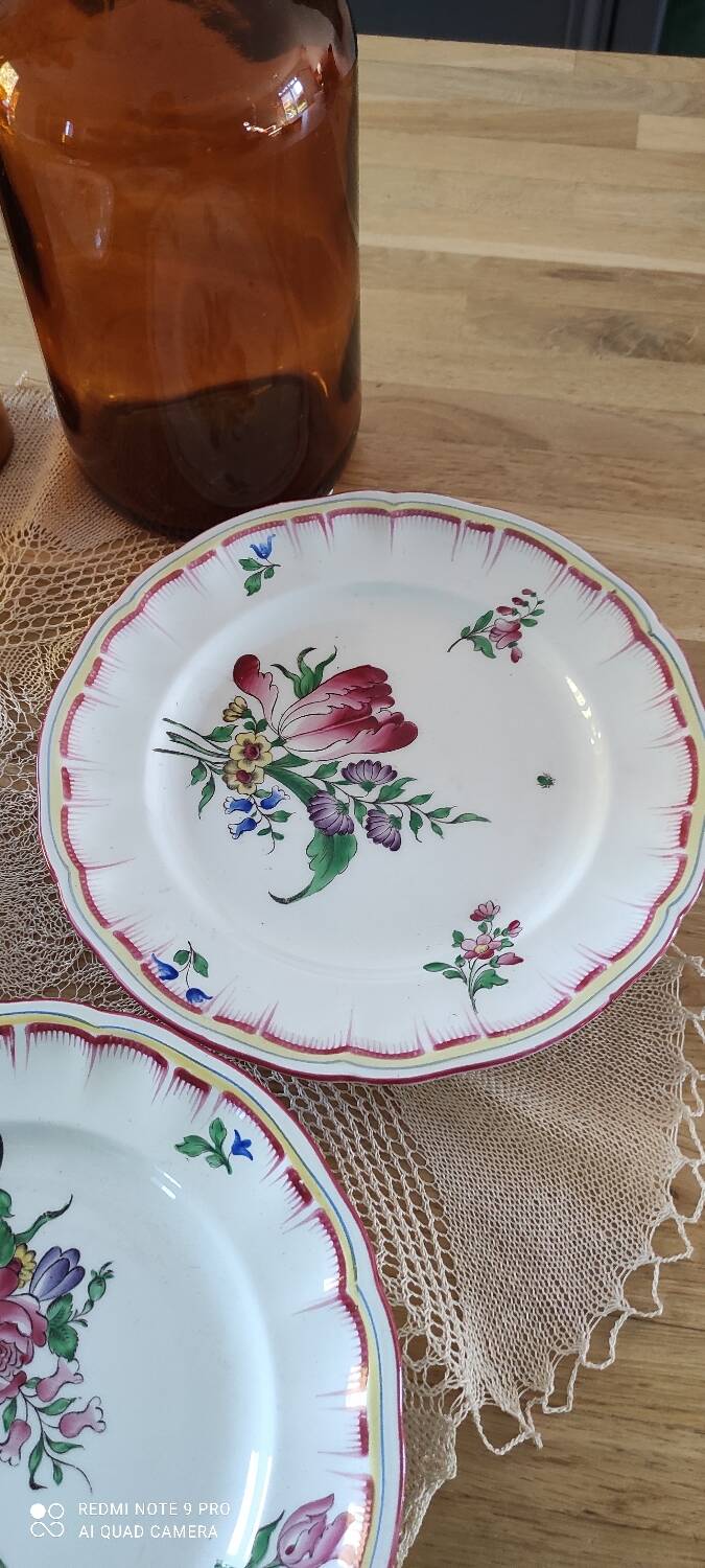 Assiettes a dessert Lunéville