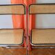 Set of 4 folding cane chairs