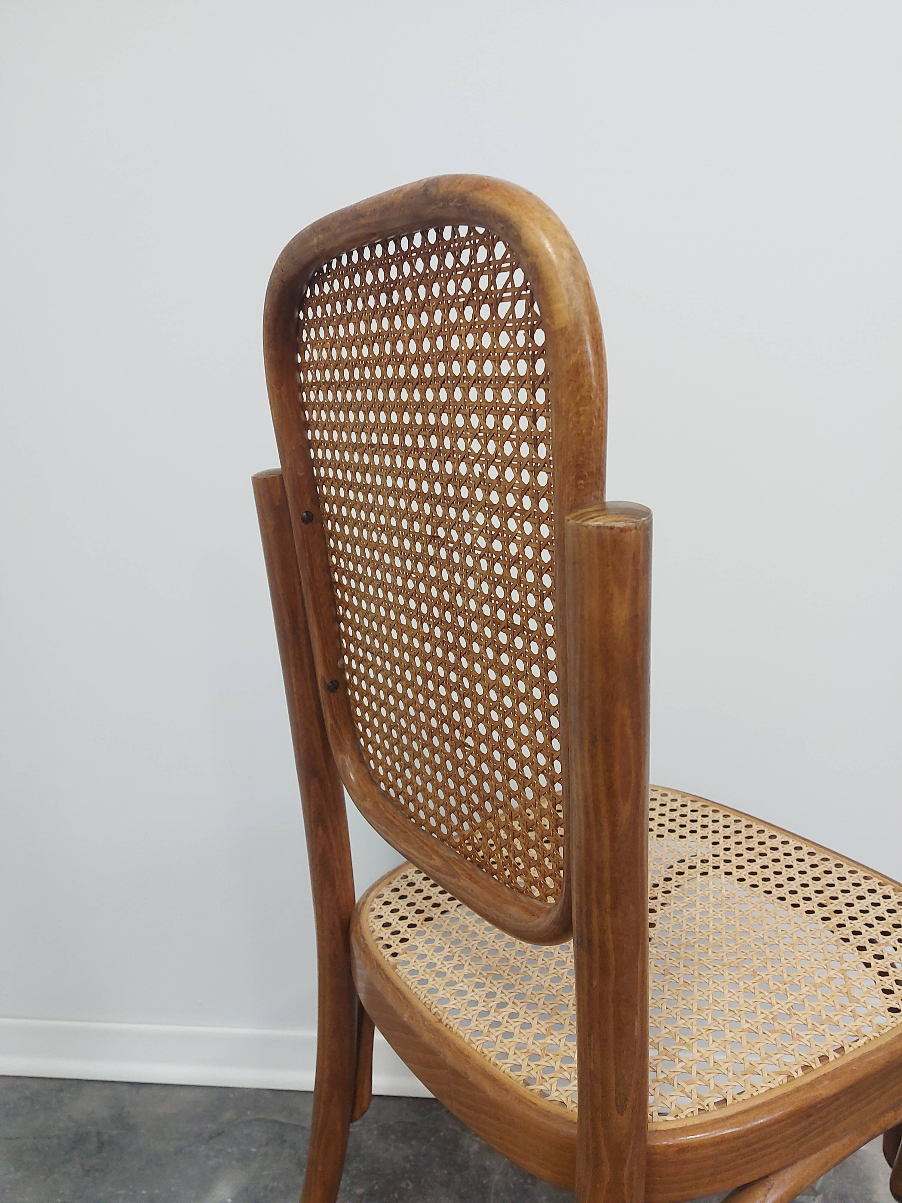 Chair, bentwood cane, 1960s