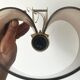 Plexiglass wall light / brass details, 1970s design