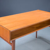 Mid-Century Teak Freestanding Desk from Bartels, 1960s