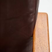 Danish leather sofa set by Arne Wahl Iversen for Komfort