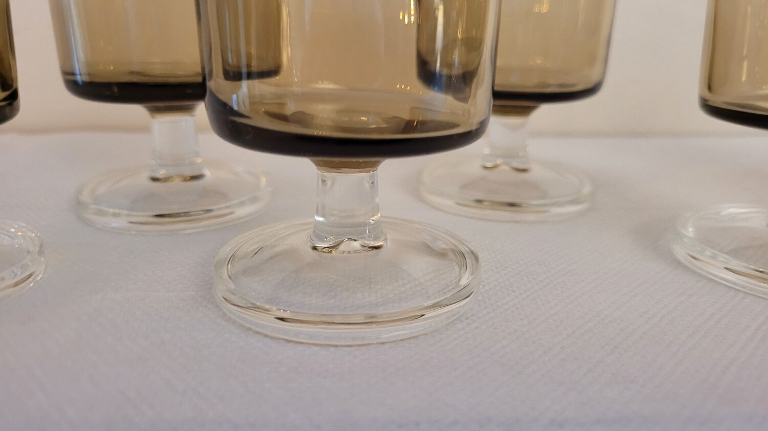 70's stemware