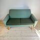 Two-seater wool fabric sofa, Denmark 1960