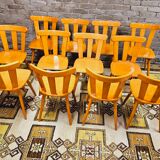 Set of 12 vintage bistro chairs