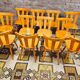 Lot de 12 chaises bistrot vintage