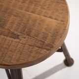 Tabouret rond industriel (c.1950) #8