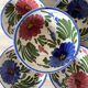 Floral ceramic bowls