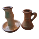 Bougeoirs en grès vintage