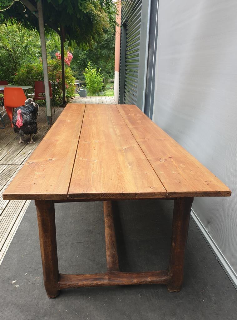 Farm table XIXth up to 10 guests