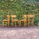 Set of 4 bistro chairs