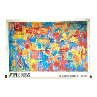 Jasper Johns poster of the Museum of Modern Art in New York (MoMA) Edition of 1989