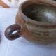 Enamelled stoneware candy box