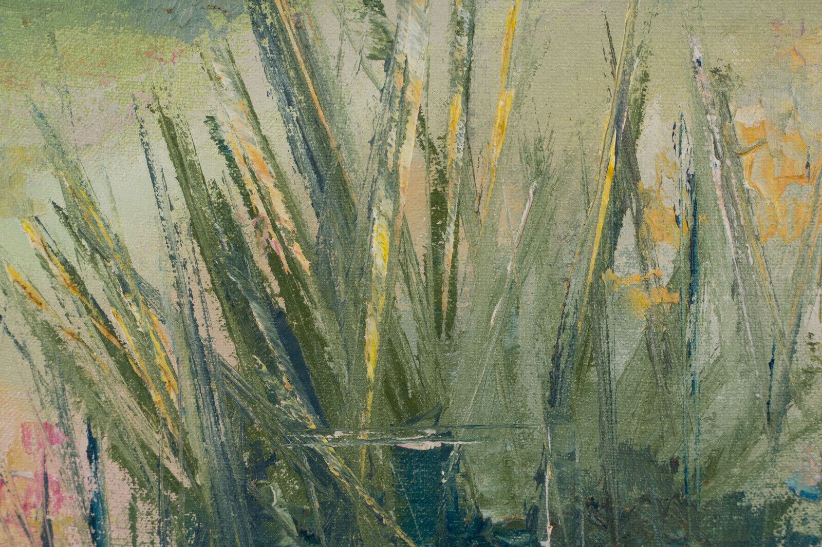 Oil on canvas Chemin en Automne by Yannick Desnos Guémené-Penfao XXe