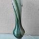Footed vase in Italian opaline.