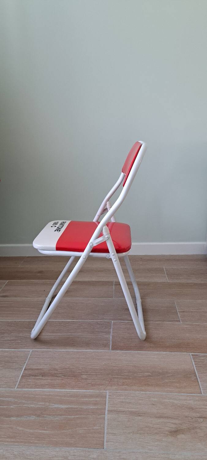 Seletti Pantone Folding Chair Red