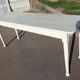 Table de bistrot blanche
