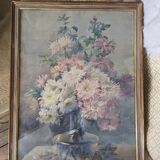 Large Watercolor Bouquet Dahlias Ysabel Minoggio-Roussel